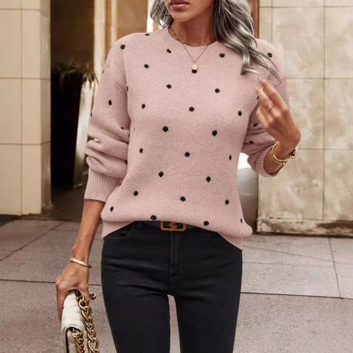 Womens Pullover Sweater Loose Fit Comfortable Knit