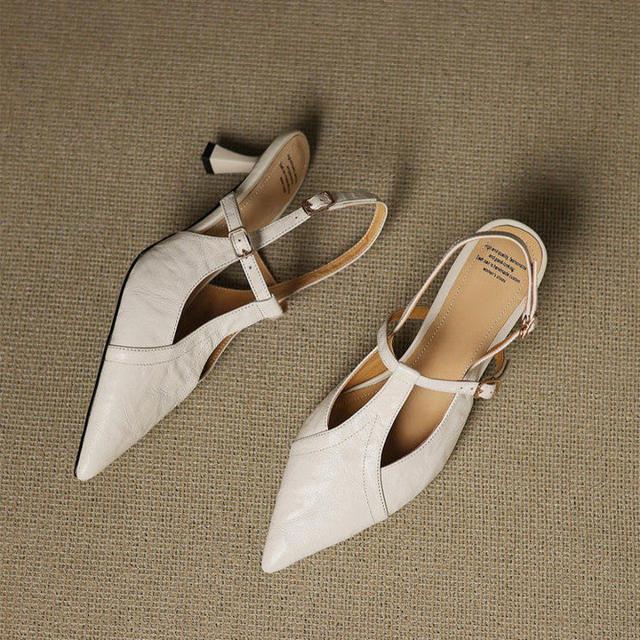 Womens Heels Genuine Leather Classic Fit