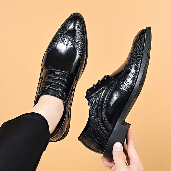 Mens Leather Dress Shoes Classic Fit