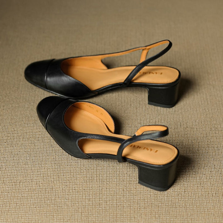 Womens Genuine Leather Pumps Classic Fit