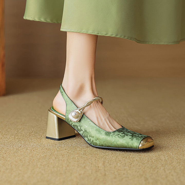 Womens Slingback Shoes Comfortable Fit - BritishMode