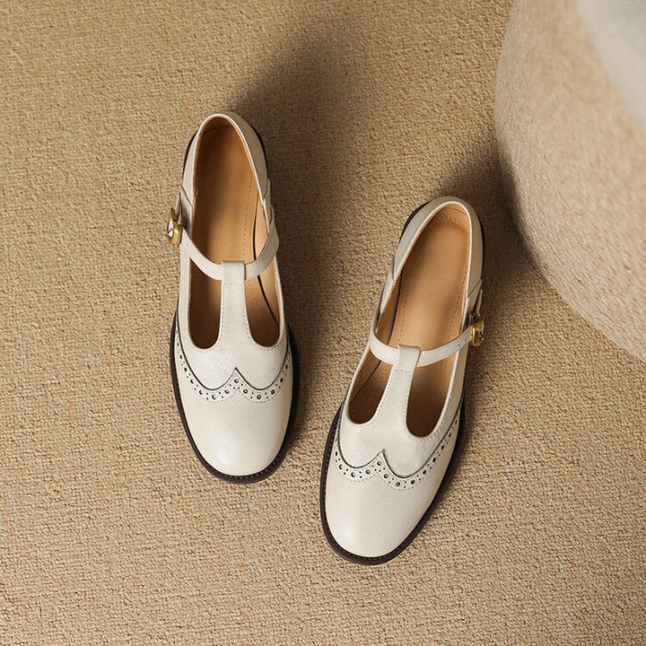Womens Genuine Leather Shoes Classic Fit