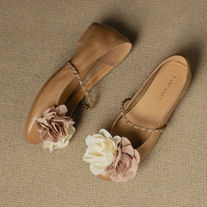 Womens Genuine Leather Shoes Classic Fit