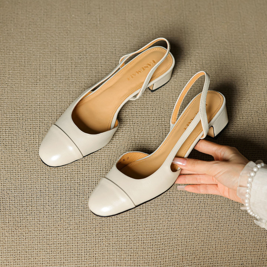 Womens Genuine Leather Pumps Classic Fit