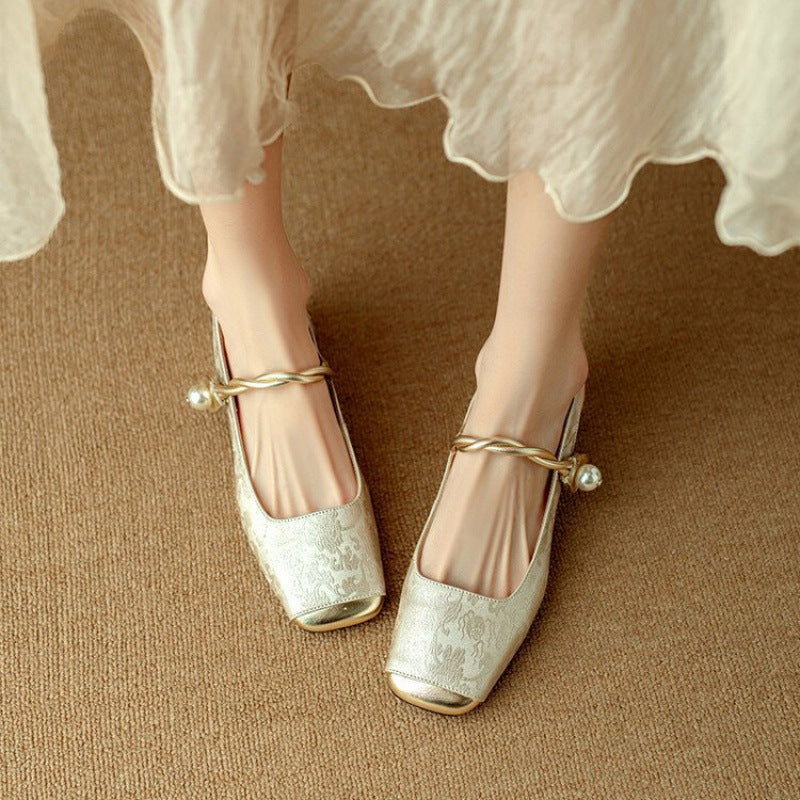 Womens Leather Heels Classic Fit