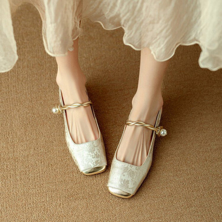 Womens Leather Heels Classic Fit