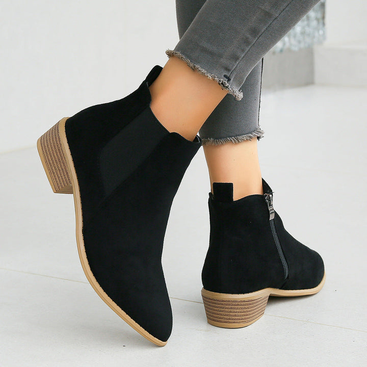 Womens Ankle Boots Leather Classic Fit