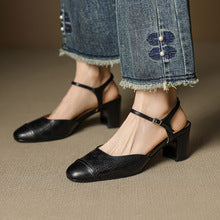 Womens Genuine Leather Pumps Classic Fit
