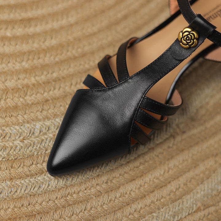 Womens Heels Genuine Leather Classic Fit