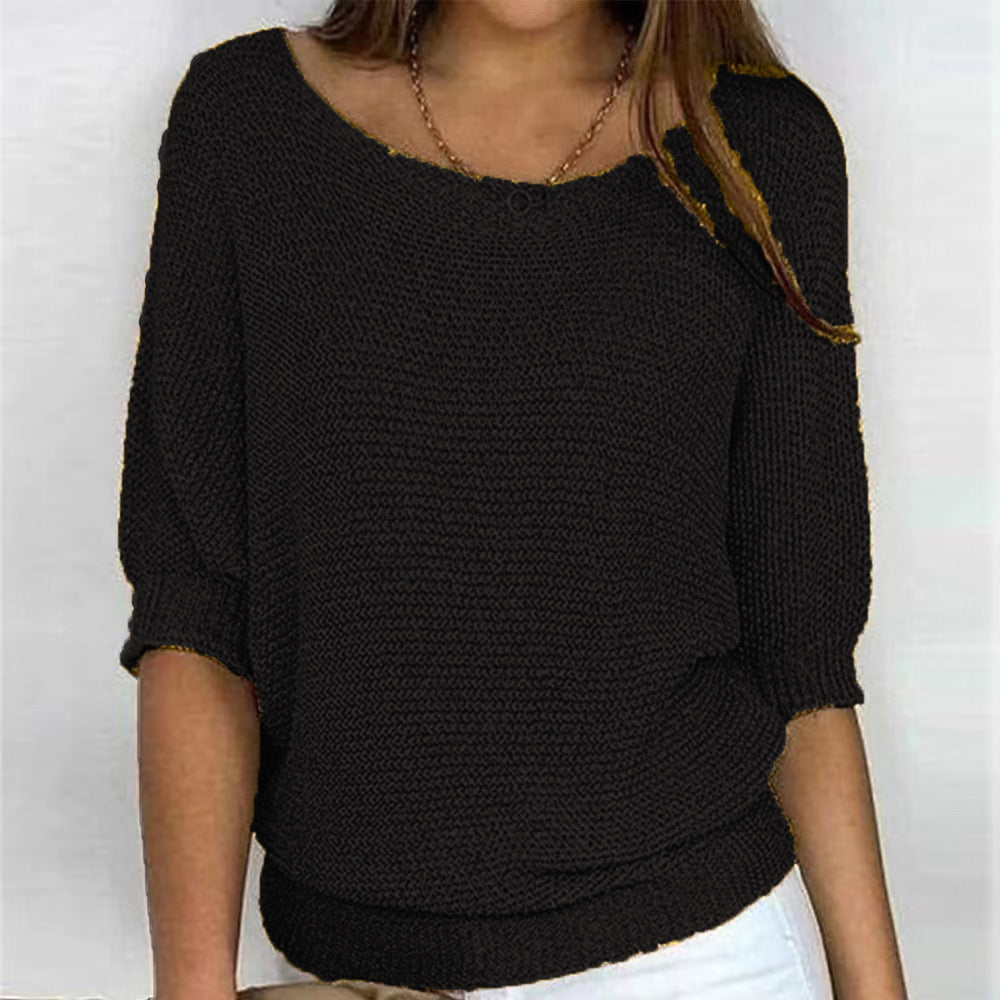 Womens Fleece Pullover Sweater Cozy Fit