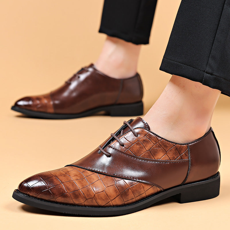 Mens Leather Dress Shoes Genuine Leather