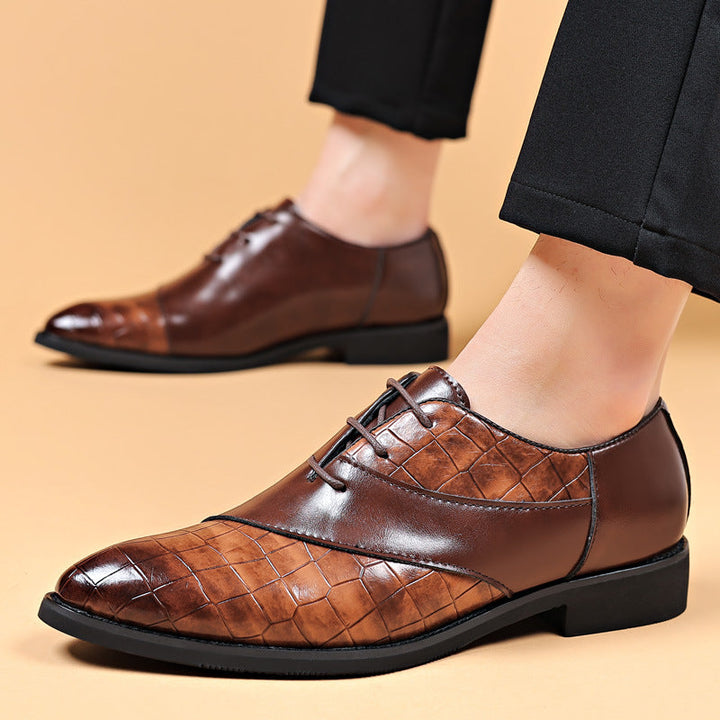 Mens Leather Dress Shoes Genuine Leather