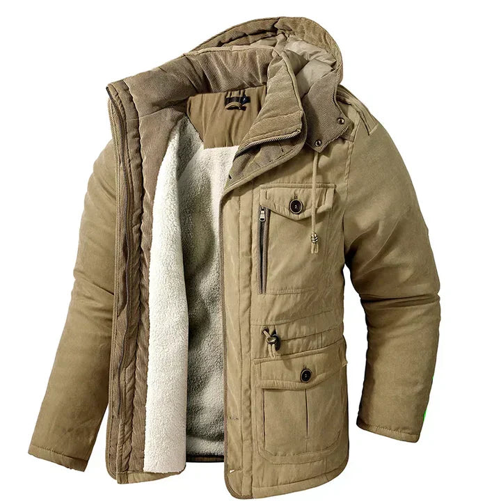 Mens Jacket Durable Outer Shell Warm Fit