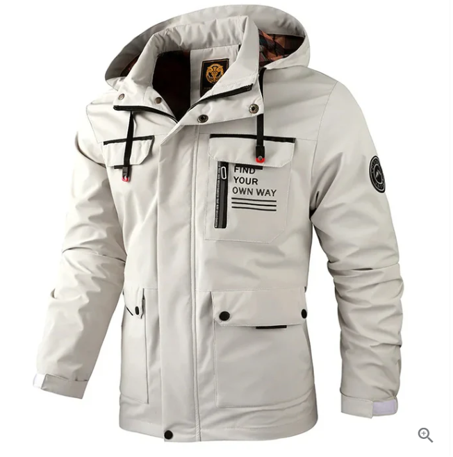 Mens Waterproof Winter Jacket Insulated Warm Fit