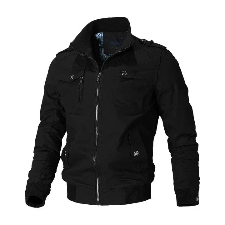 Mens Bomber Jacket Lightweight Relaxed Fit - BritishMode