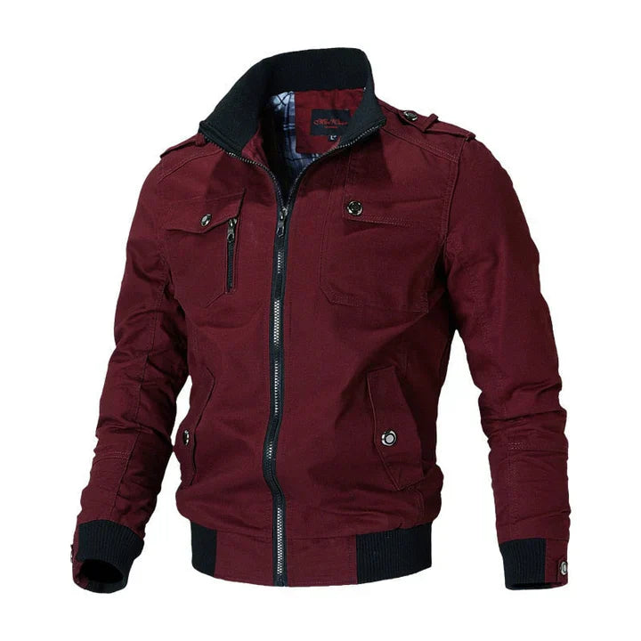 Mens Bomber Jacket Lightweight Relaxed Fit