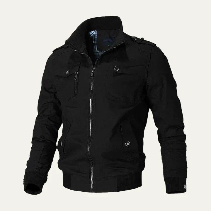 Mens Field Jacket Military Inspired Multi Pocket - BritishMode