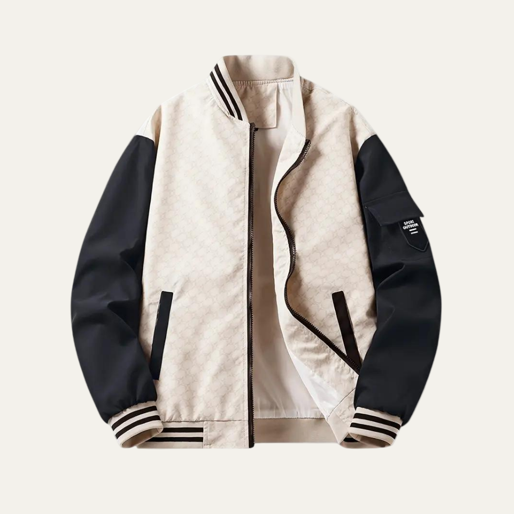 Mens Baseball Jacket Slim Fit Casual