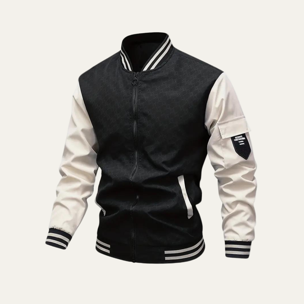 Mens Baseball Jacket Slim Fit Casual