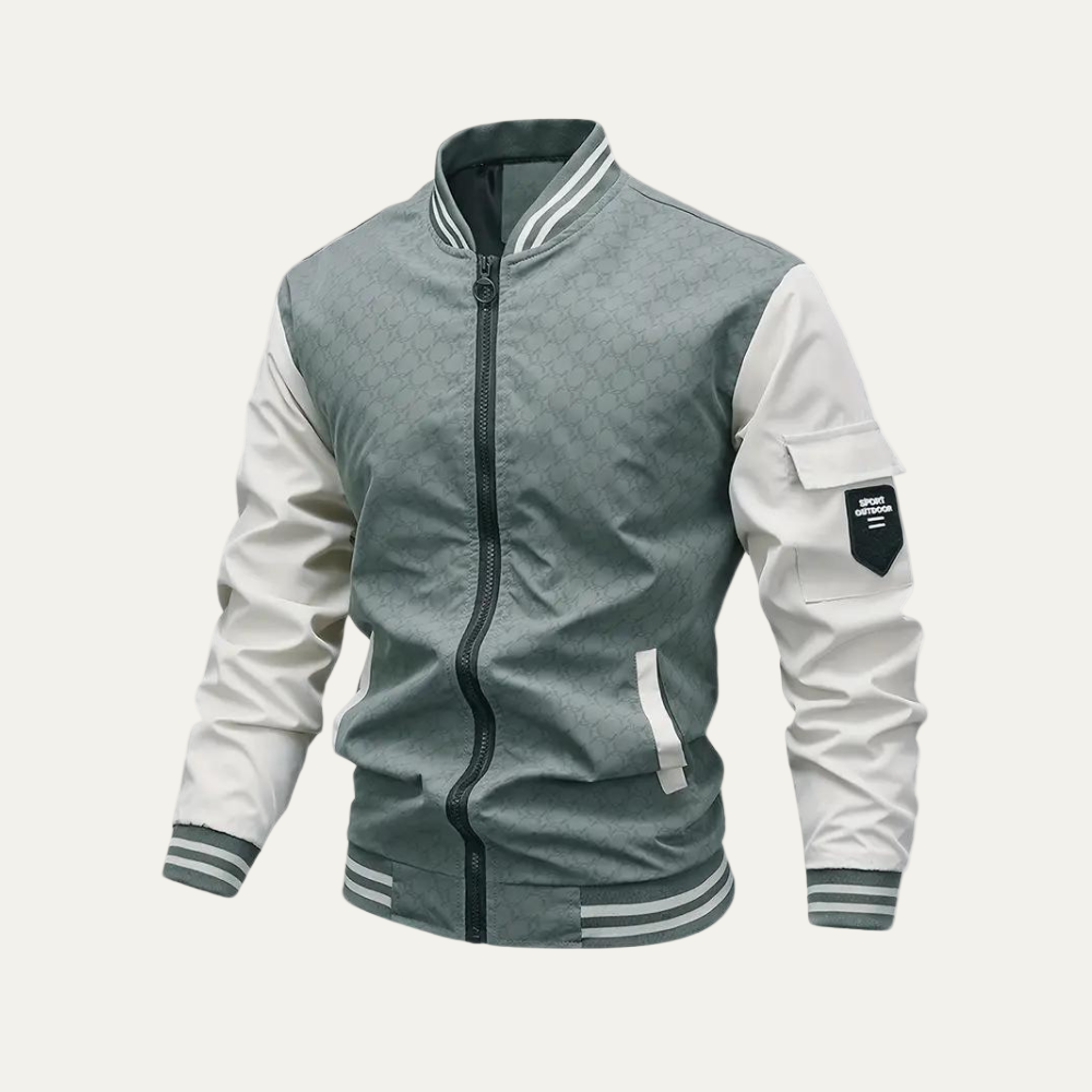 Mens Baseball Jacket Slim Fit Casual