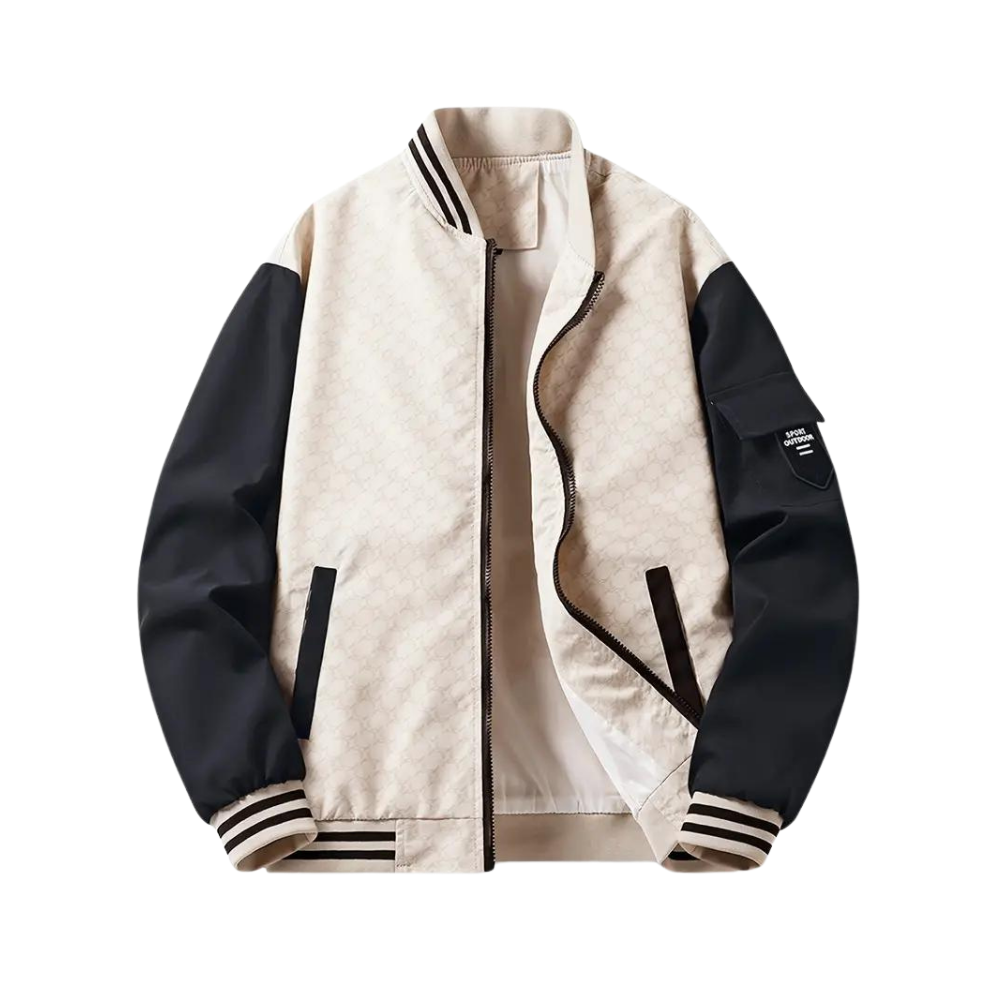 Mens Baseball Jacket Casual Slim Fit