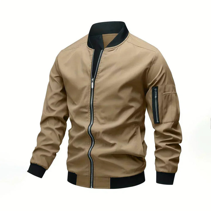 Mens Bomber Jacket Lightweight Casual Fit