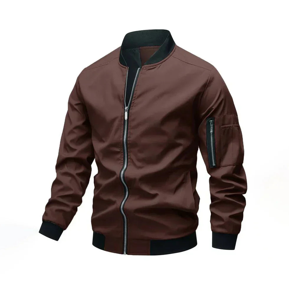 Mens Bomber Jacket Lightweight Casual Fit