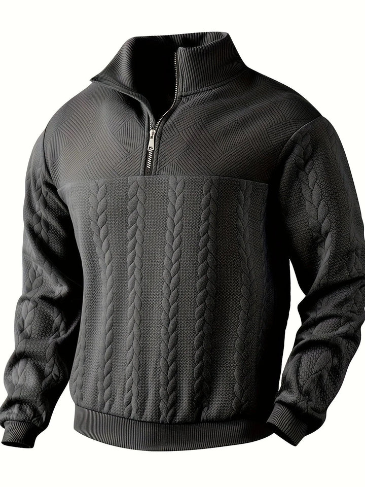 Mens Wool Sweater Warm Knit Winter