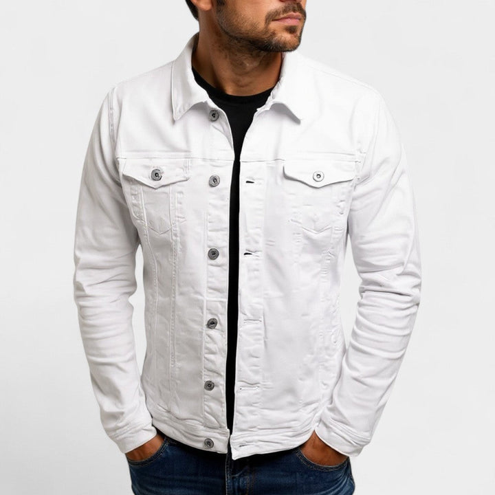 Mens Half-Zip Sweater High Collar Warm Knit