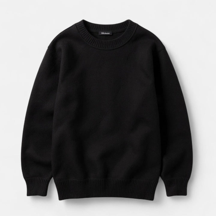 Mens Knit Sweater Crew Neck Warm Comfortable Fit