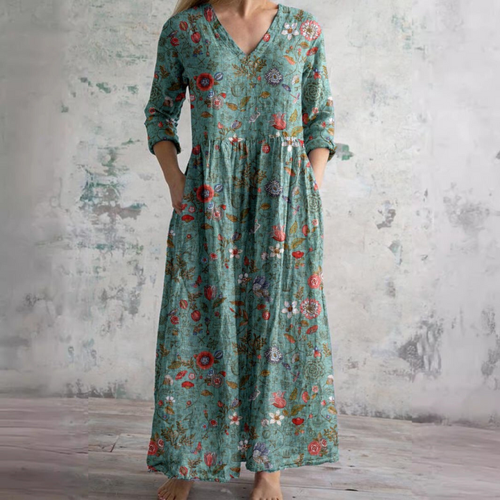Womens Floral Dress with Petal Detail Sunlit Style