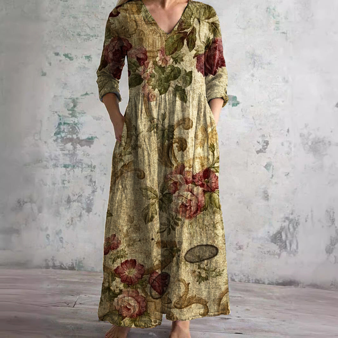 Womens Floral Dress with Petal Detail Sunlit Style