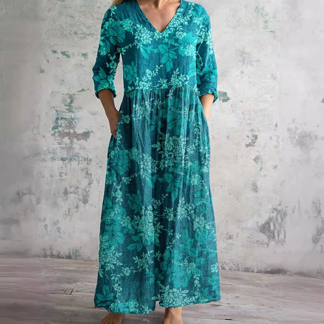 Womens Floral Dress with Petal Detail Sunlit Style