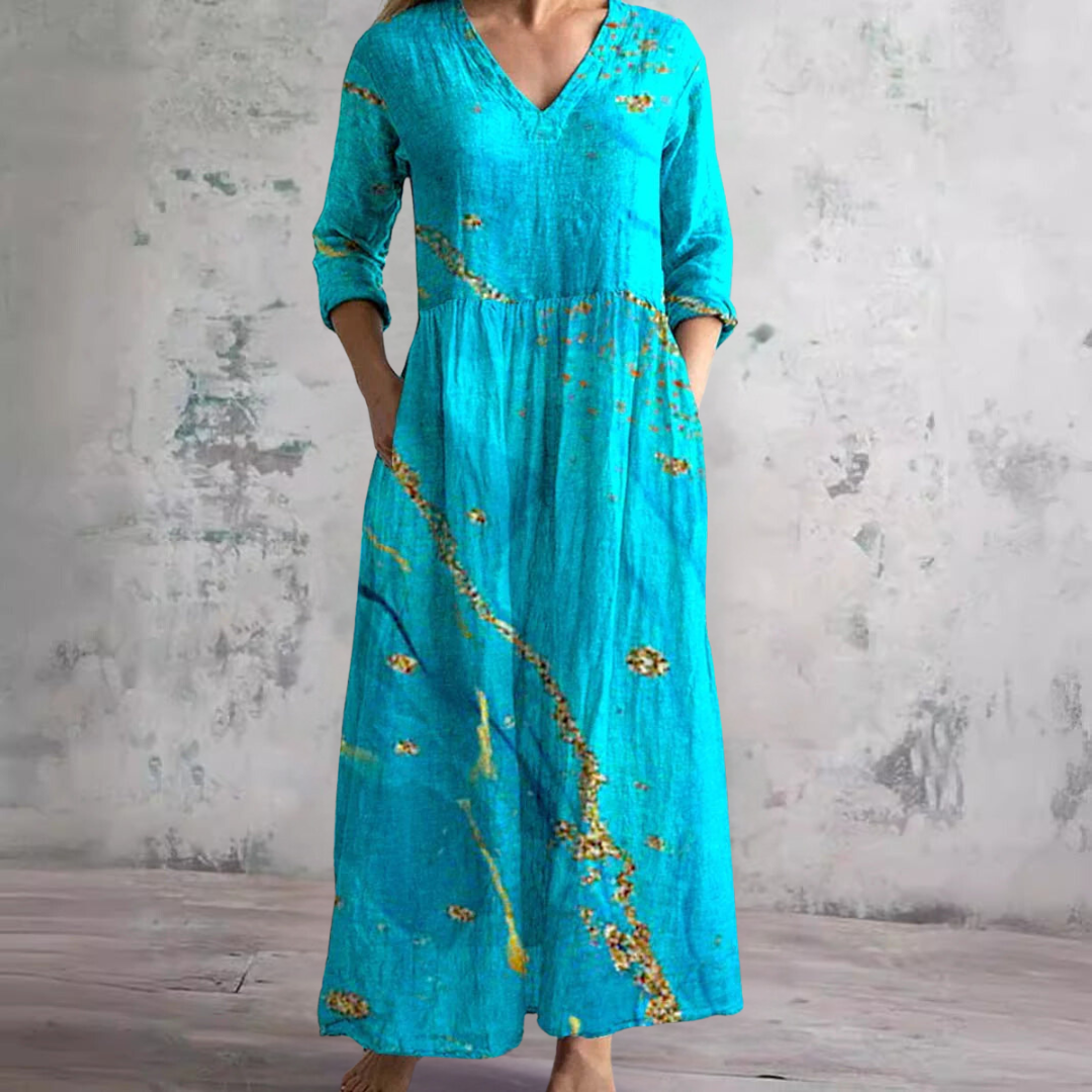 Womens Floral Dress with Petal Detail Sunlit Style