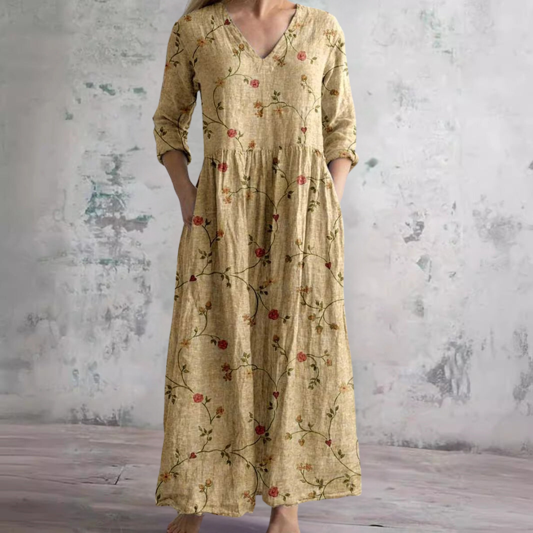 Womens Floral Dress with Petal Detail Sunlit Style