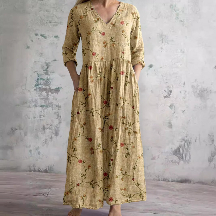 Womens Floral Dress with Petal Detail Sunlit Style