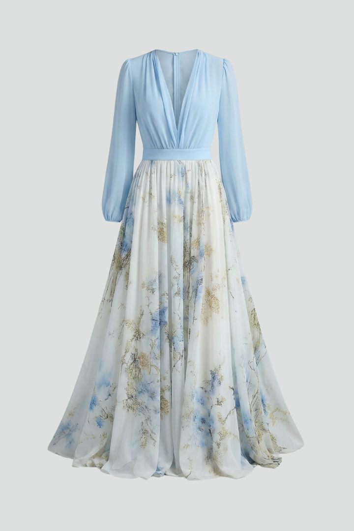 Womens Floral Dress Soft Fabric Relaxed Fit - BritishMode