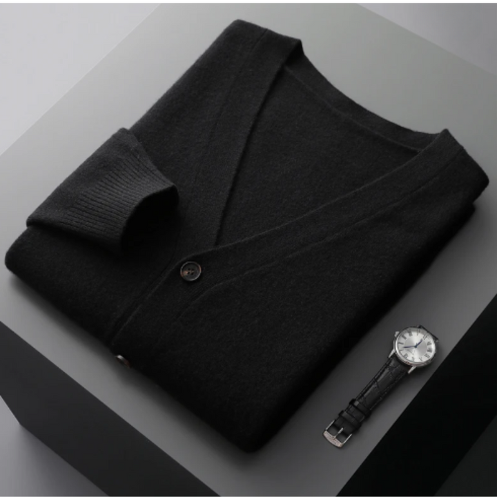 Mens V-Neck Sweater Classic Fit