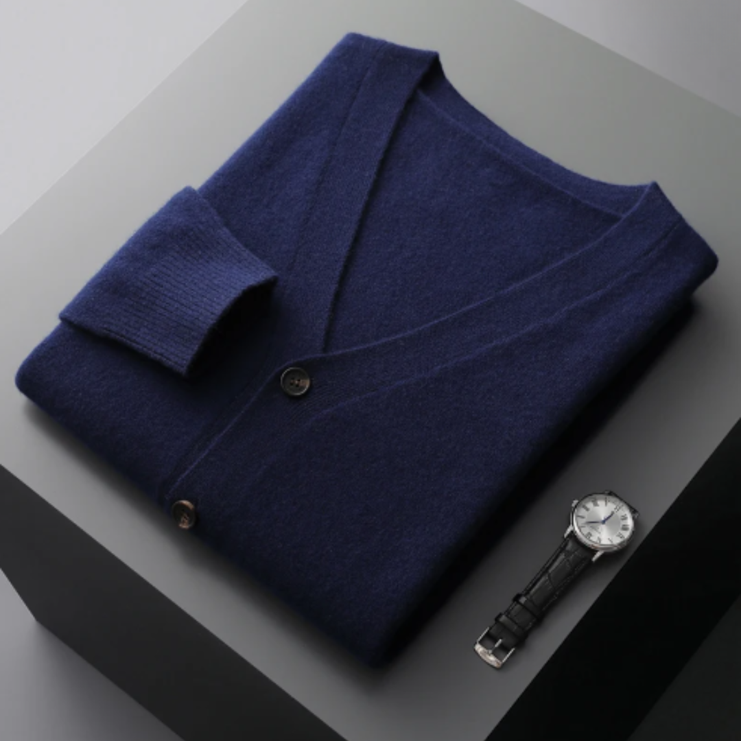 Mens V-Neck Sweater Classic Fit