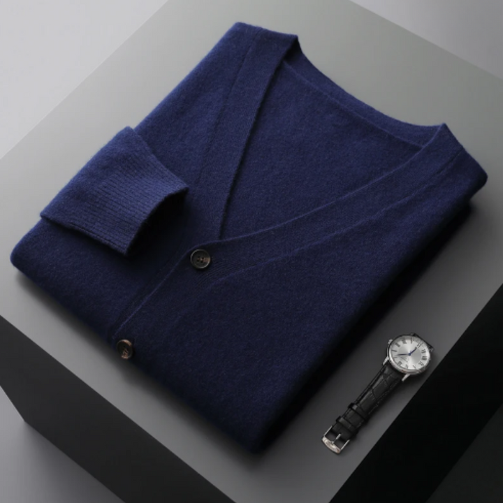 Mens V-Neck Sweater Classic Fit