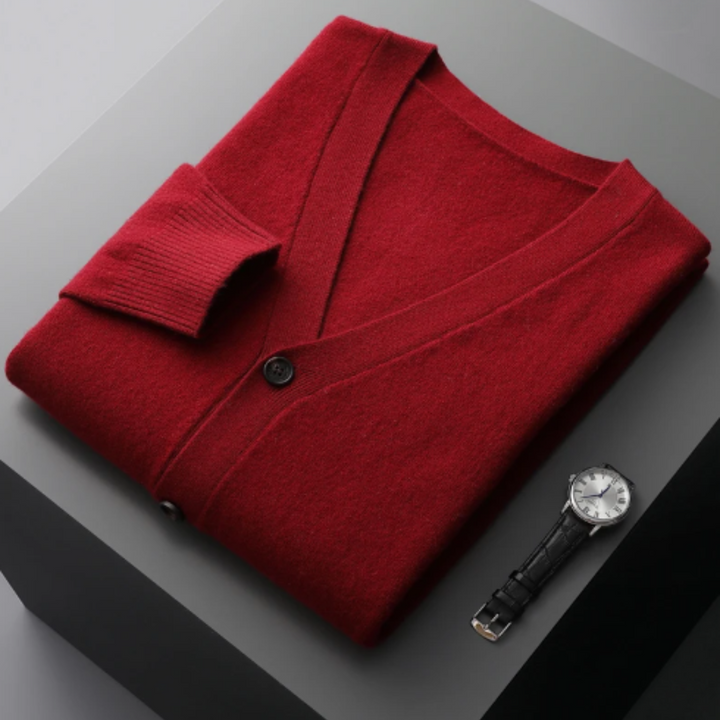 Mens V-Neck Sweater Classic Fit