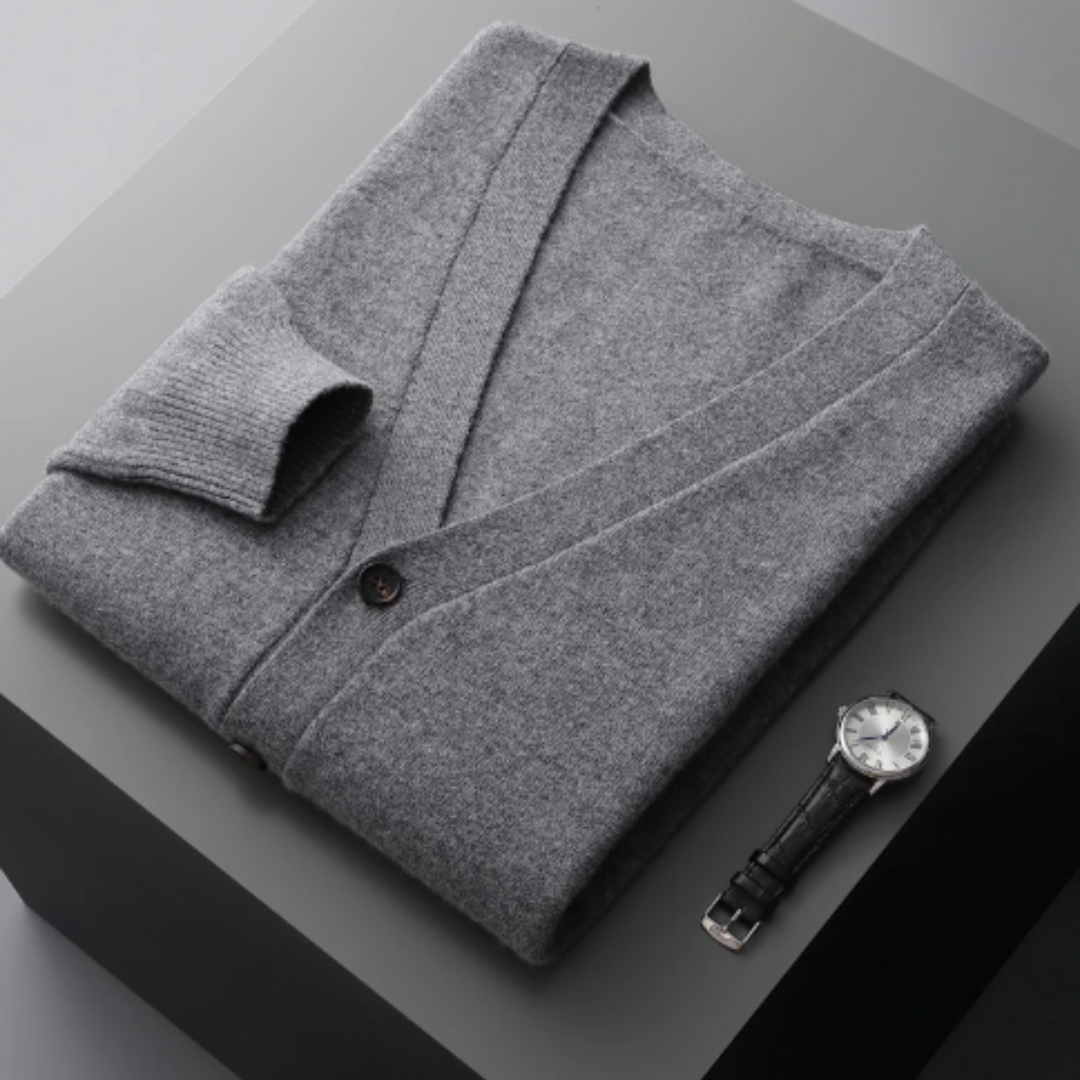 Mens V-Neck Sweater Classic Fit
