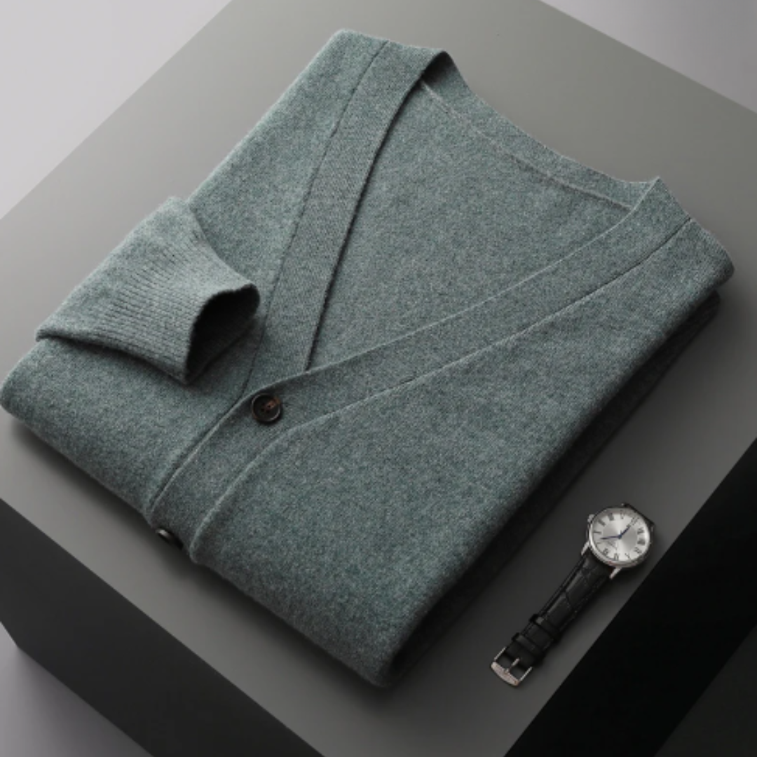 Mens V-Neck Sweater Classic Fit