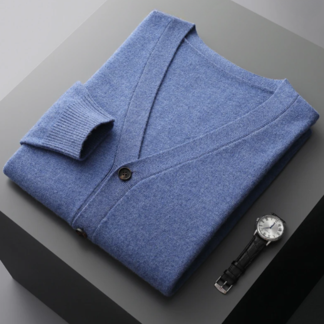 Mens V-Neck Sweater Classic Fit
