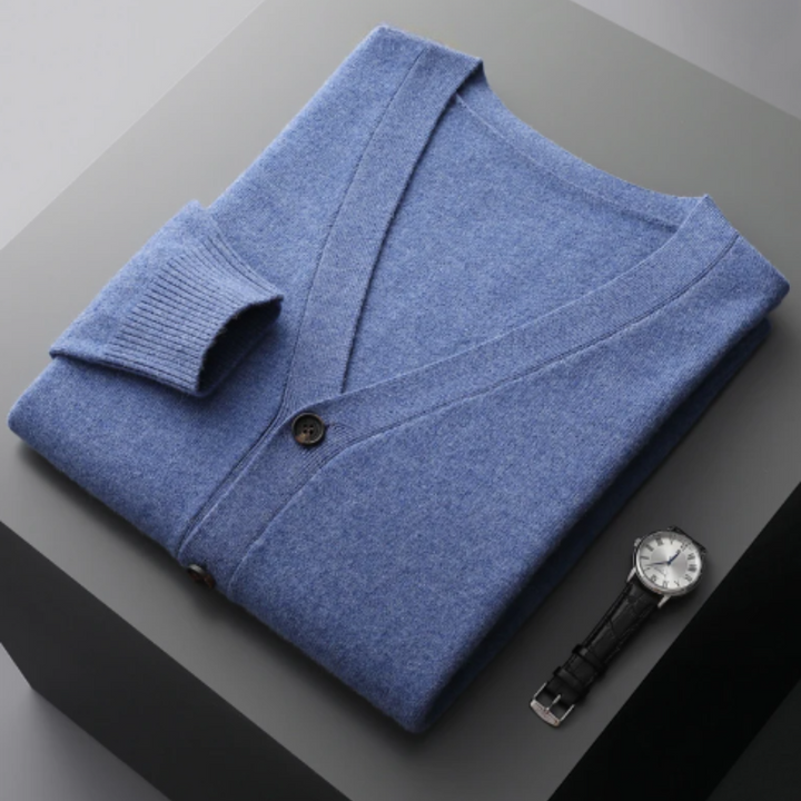 Mens V-Neck Sweater Classic Fit