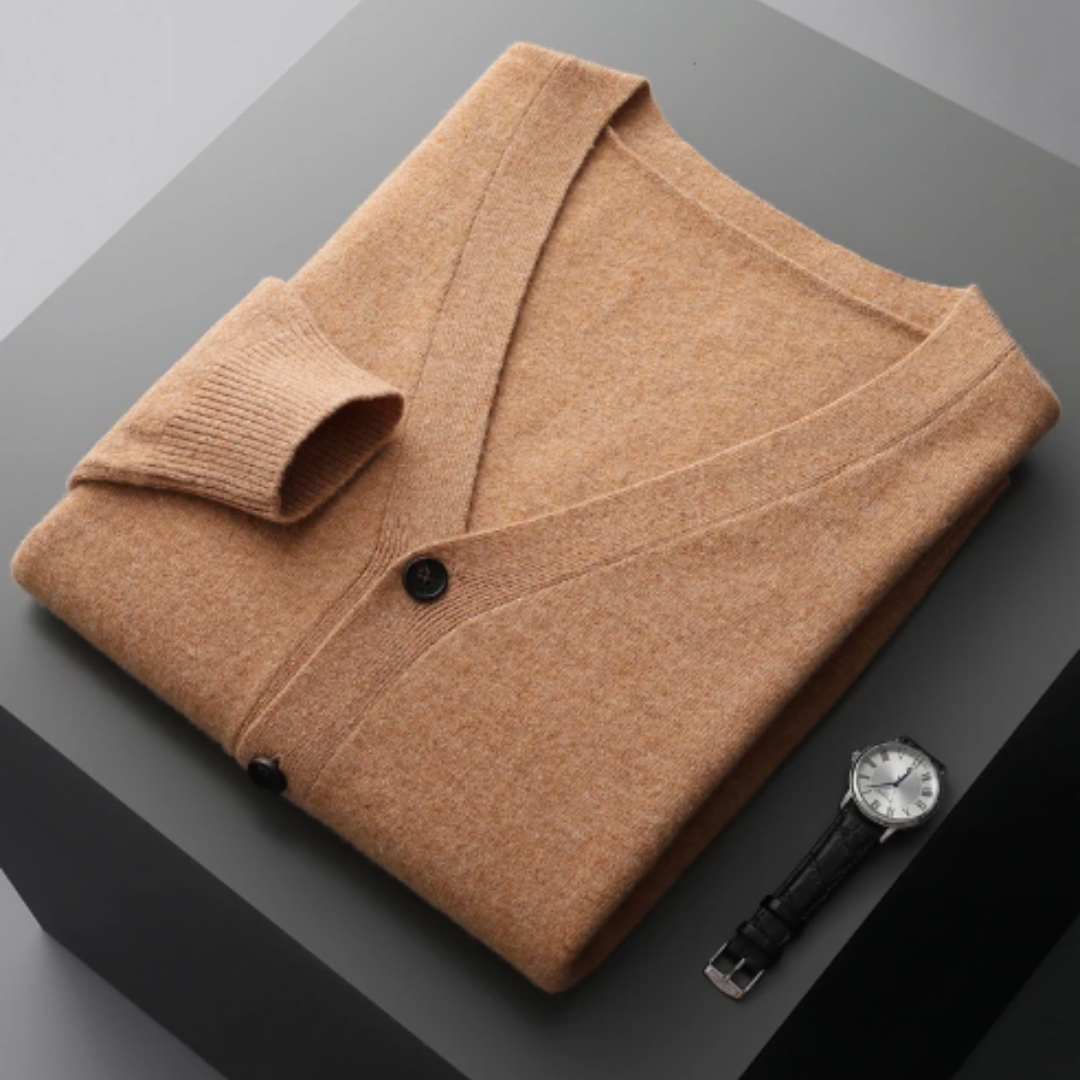 Mens V-Neck Sweater Classic Fit