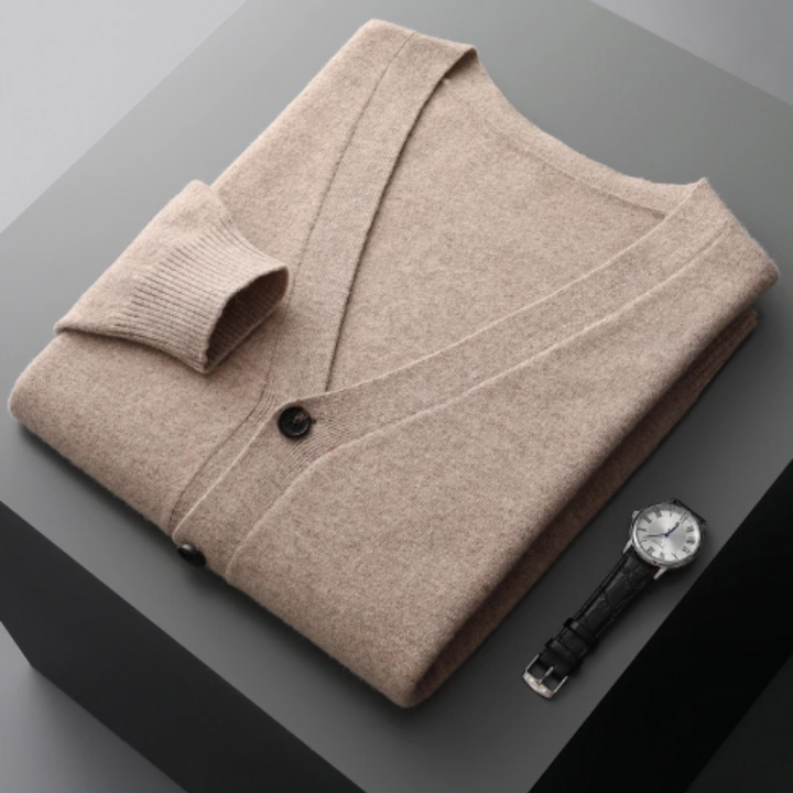 Mens V-Neck Sweater Classic Fit - BritishMode