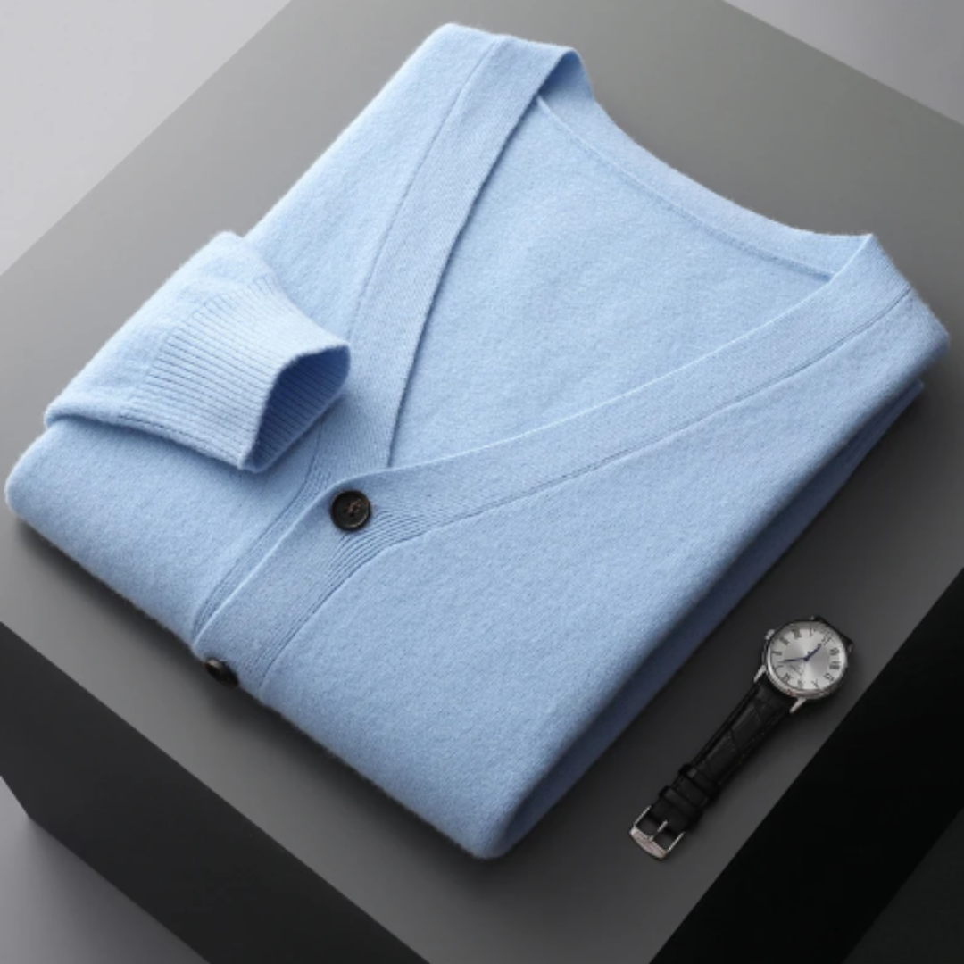 Mens V-Neck Sweater Classic Fit