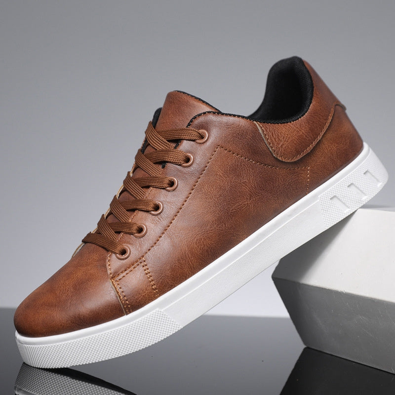 Mens Casual Sneakers Lace-Up Front Low-Top - BritishMode