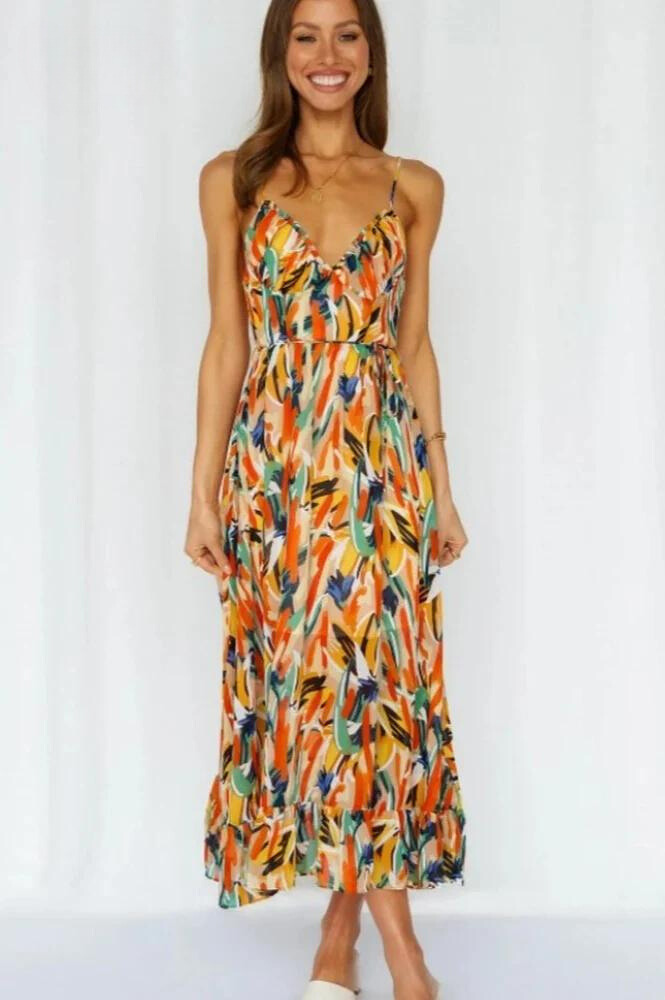 Womens Sundress Lightweight Flowy Summer Style